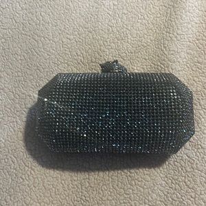 Sparkle studded clutch